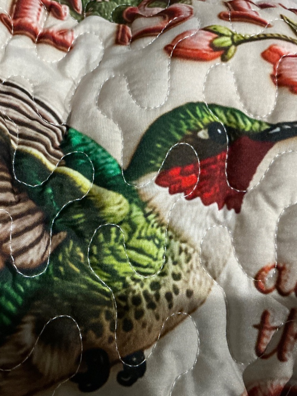 Quilted Hummingbird Scripture Duffle Bag - Picture 5 of 5